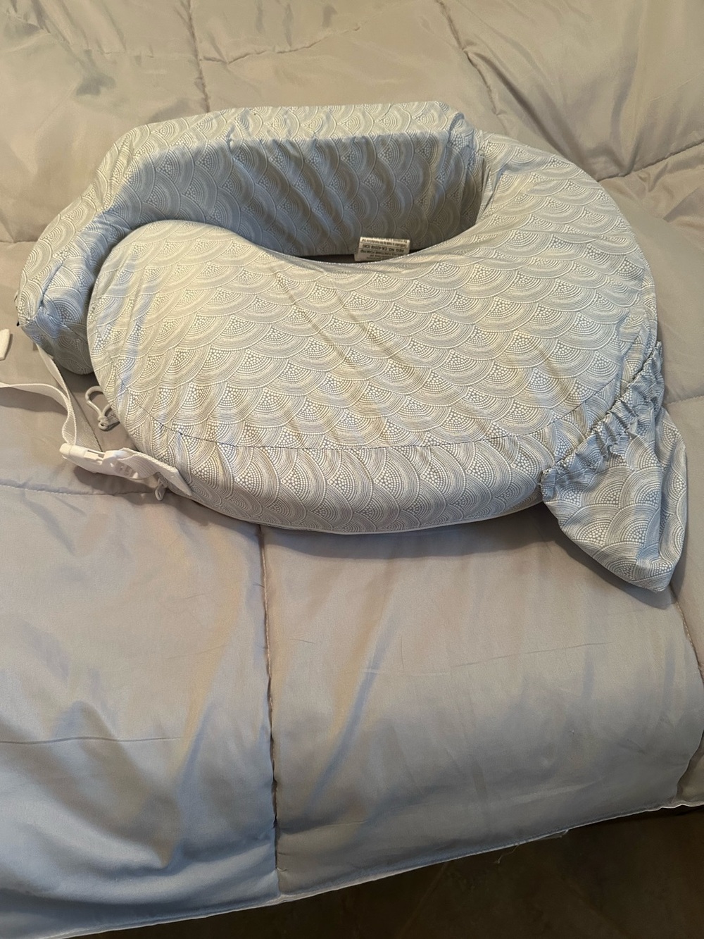 My Brest Friend Pillow -Light Blue